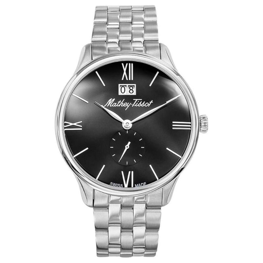Tissot Men's Edmond Black Dial Watch - H1886MAN